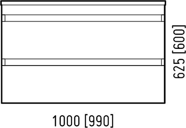 Тумба под раковину Corozo Алабама Z2 100 SD-00000568, белый