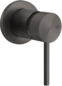 Смеситель для душа Gessi 316 Meccanica 54219#707, brushed black metal PVD