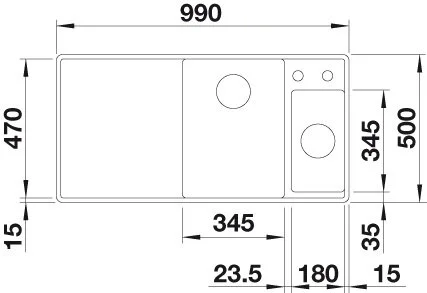 Кухонная мойка Blanco Axia 516878 бежевый