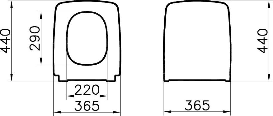 Крышка-сиденье для унитаза VitrA Metropole122-003-009