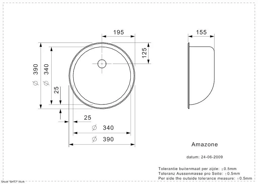 Кухонная мойка Reginox Amazone 38592 хром