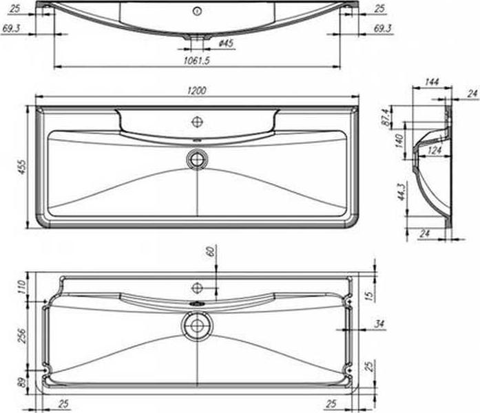 Раковина BelBagno 120 BB1200/455-LV-ART-ALR-NERO, черный матовый