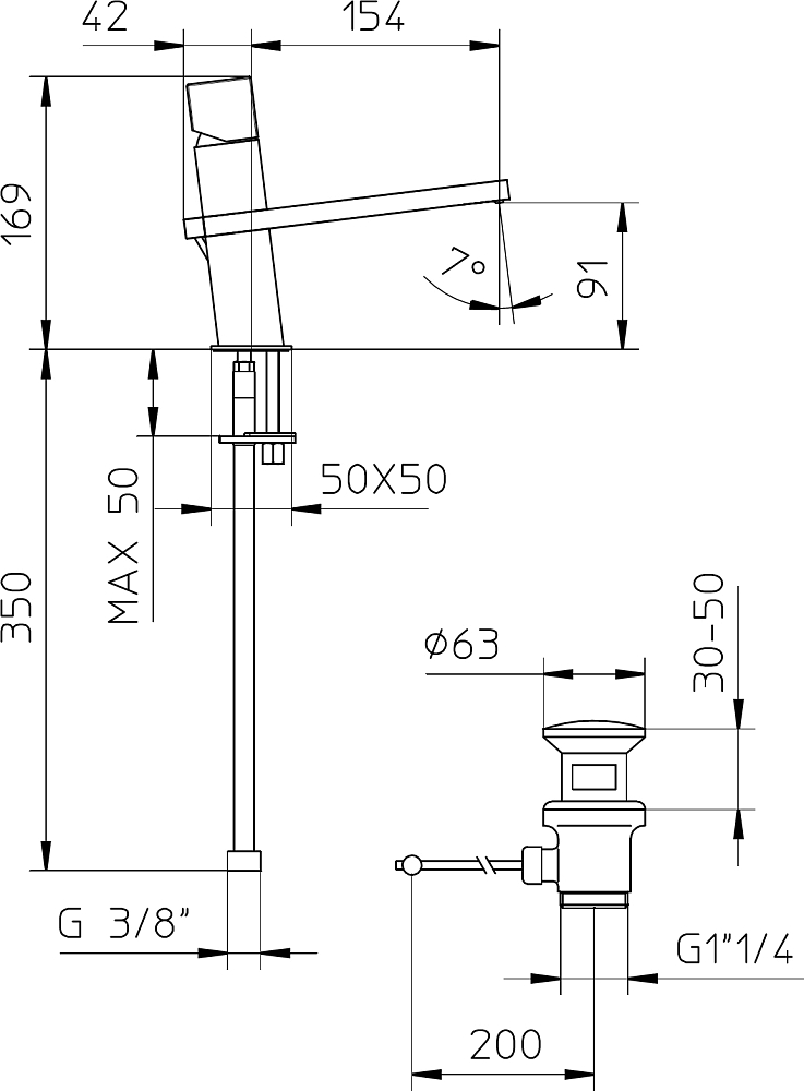 Водяной полотенцесушитель с краном Маевского Lemark Poseidon LM42810