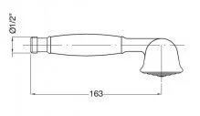 Душевая лейка Migliore Ricambi ML.RIC-33.107.cr хром