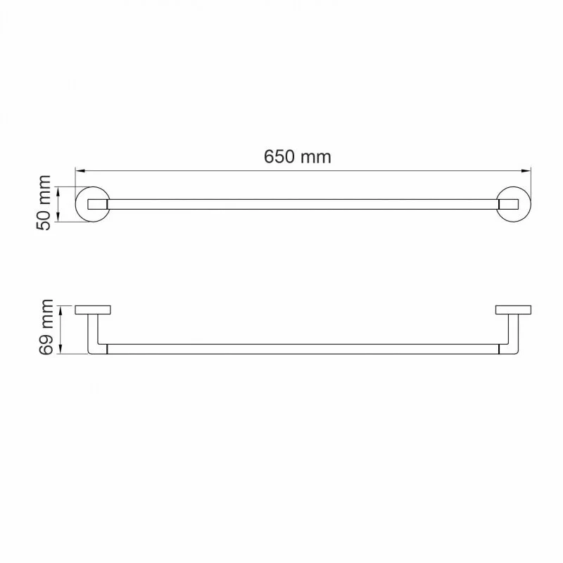 Полотенцедержатель WasserKRAFT Asphe K-77700 K-77730 золото