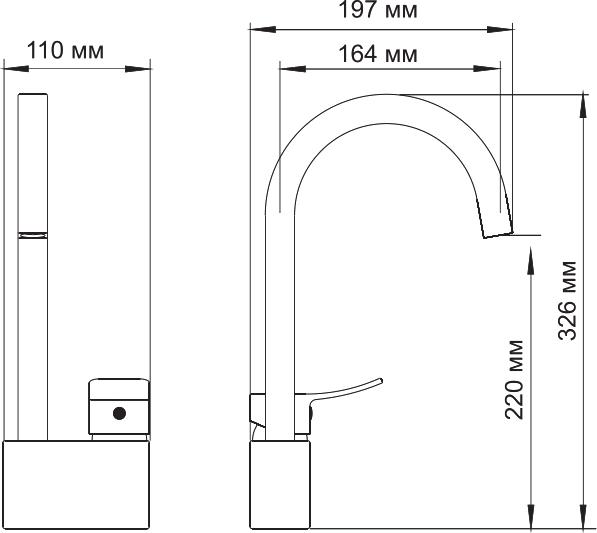 Смеситель Wasserkraft White 1067WHITE для кухонной мойки