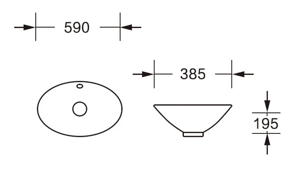 Раковина накладная Cerutti Spa CR7027 белый