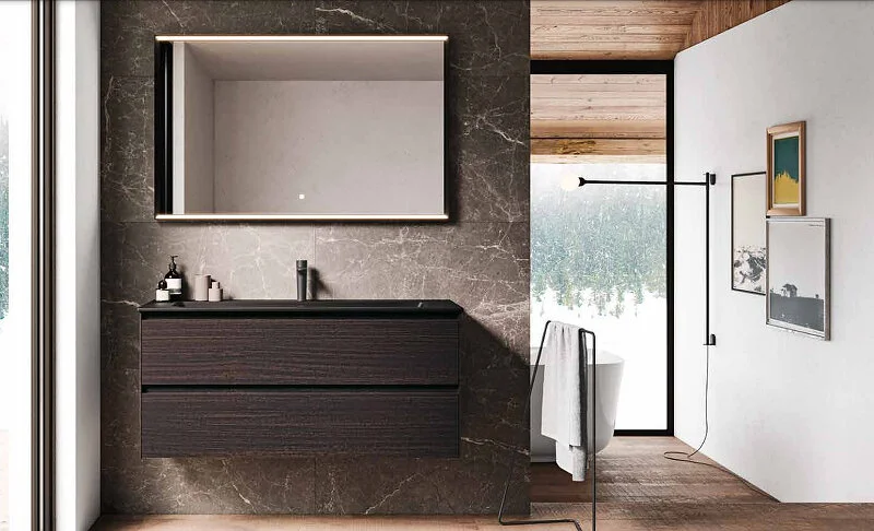 Тумба под раковину Berloni Bagno Way Block WAK0004 1442/101 серый