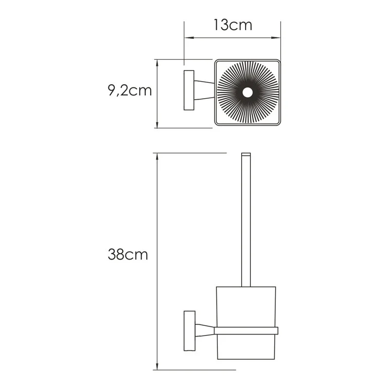 Ёршик WasserKRAFT Rhin K-8700 K-8727 хром;белый