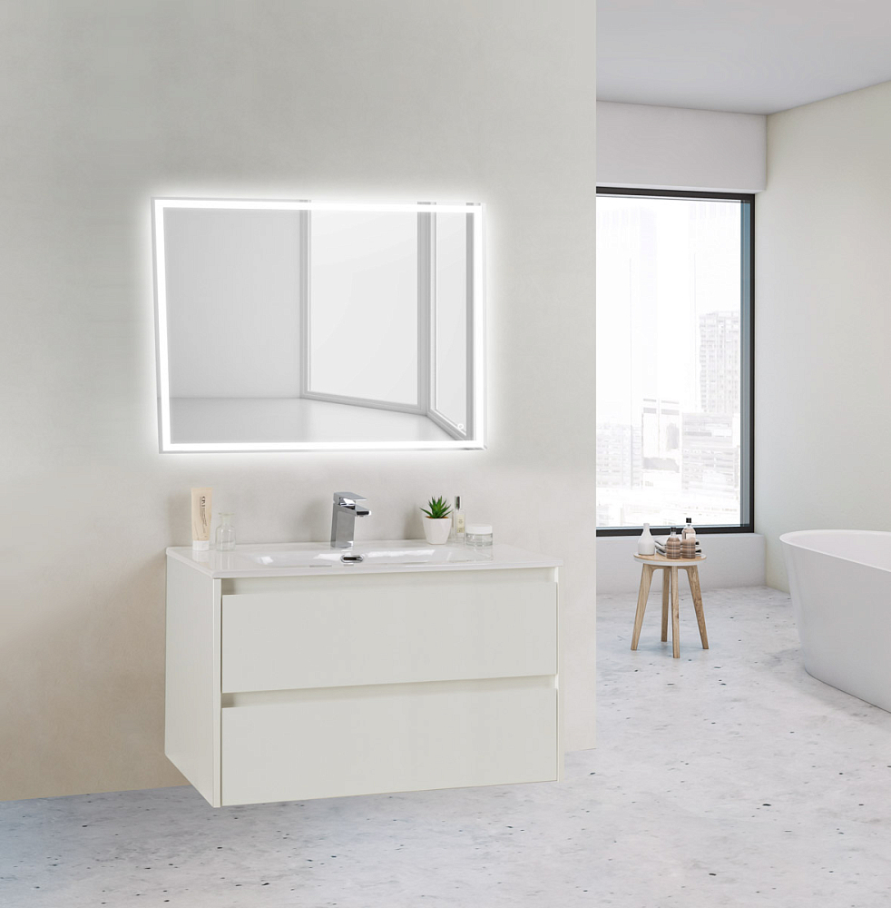 Тумба для комплекта BelBagno KRAFT 39-800/390-2C-SO-BO bianco opaco