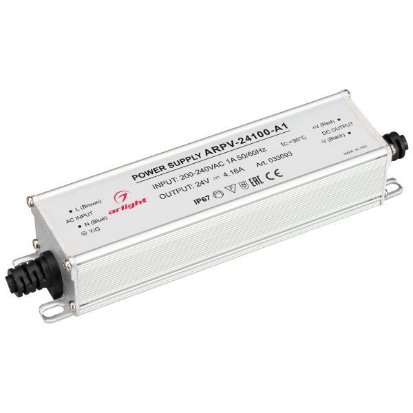 Блок питания Arlight ARPV-24100-A1 24V 100W IP67 4,16A 033093