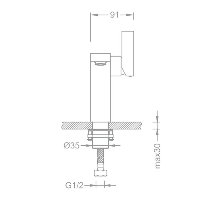 Смеситель для раковины Schein Swing 43217/8007001 хром