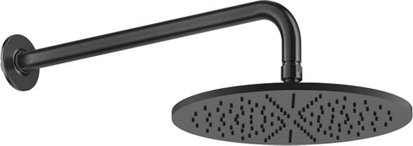 Верхний душ с кронштейном Gessi Inciso 58248#299, black XL