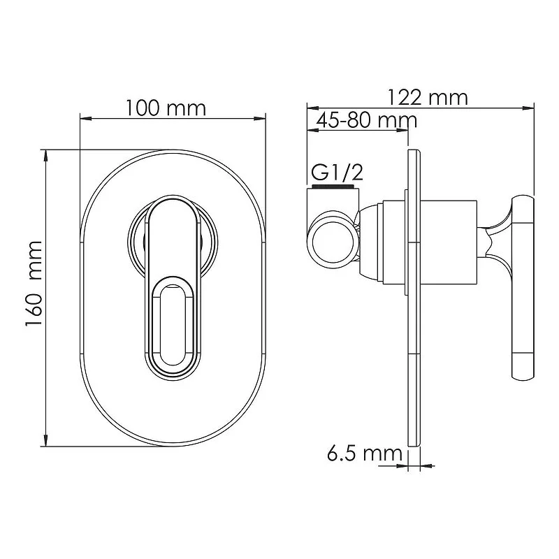 Смеситель для раковины WasserKRAFT Kammel 1800 A18583 хром