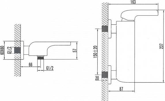 Смеситель для душа Iddis Vitamind JB33181CK, хром