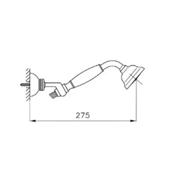 Душевая лейка Nicolazzi Doccia C7104MDB золото