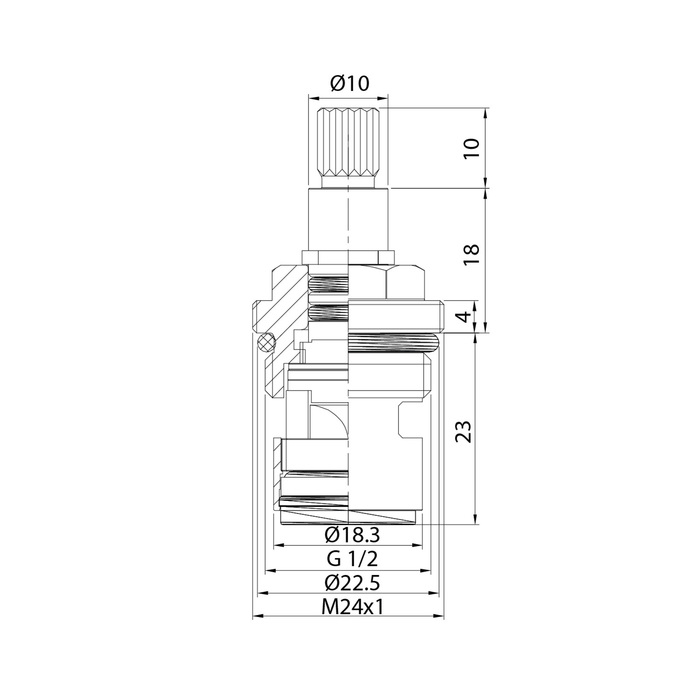 Кран-букса Iddis Optima Home 998CR511SM