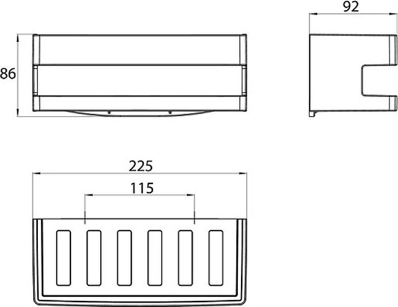 Полка корзина Emco System2 3545 001 23, хром