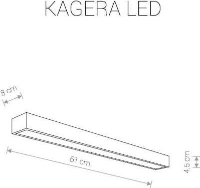 Настенный светодиодный светильник Nowodvorski Kagera Led 9503