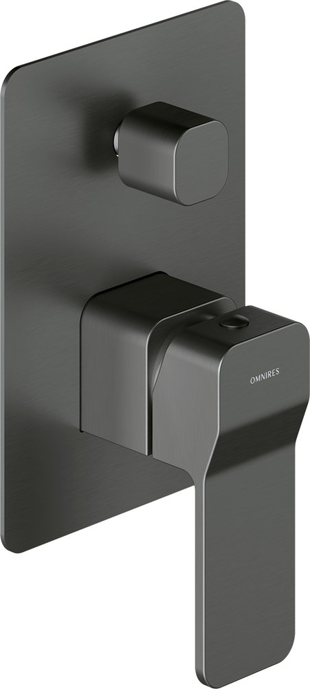 Смеситель для ванны с душем Omnires Slide SL7735GR, графит