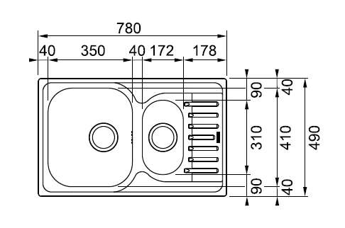 Кухонная мойка Franke Polar 101.0257.629 серый