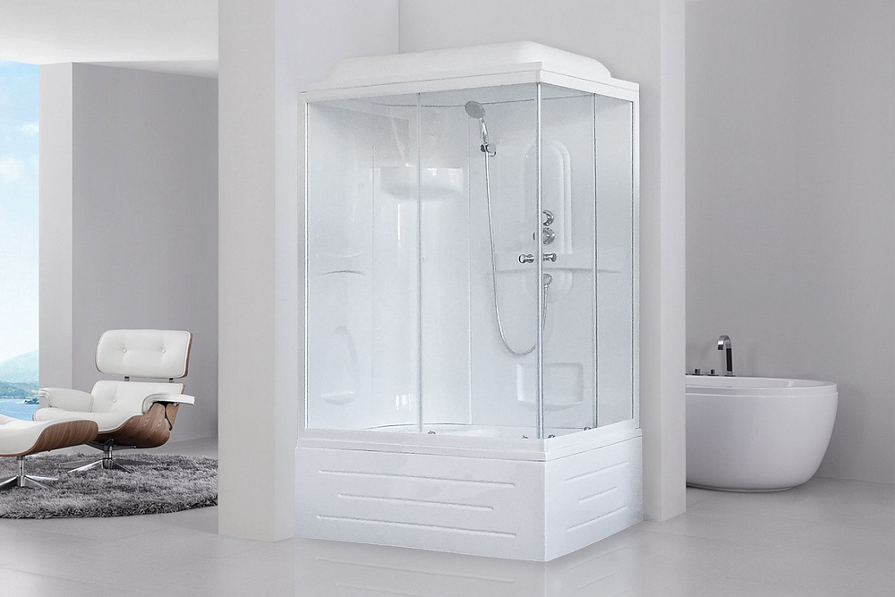 Душевая кабина 120х80 см Royal Bath BP RB8120BP1-T-L стекло прозрачное