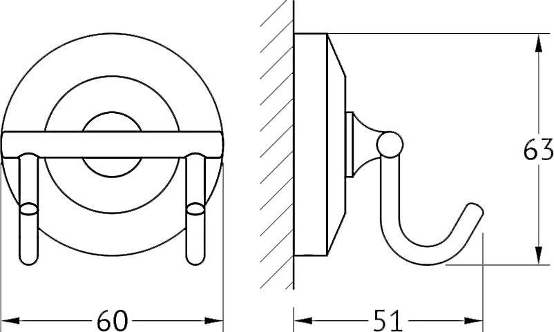 Крючок FBS Standard STA 002