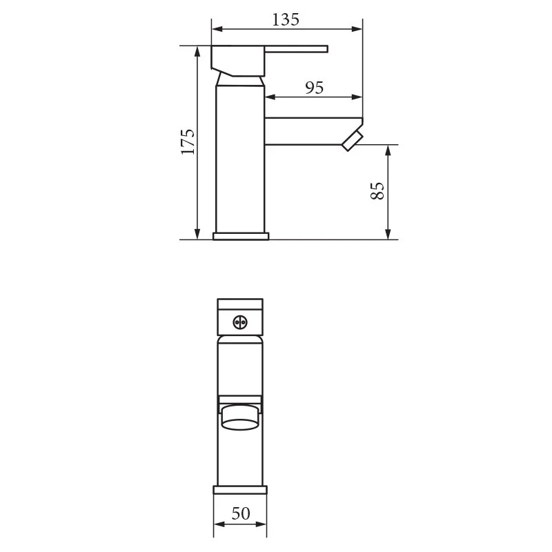 Смеситель для раковины Veragio Quartet VR.QRT-4610.CR хром