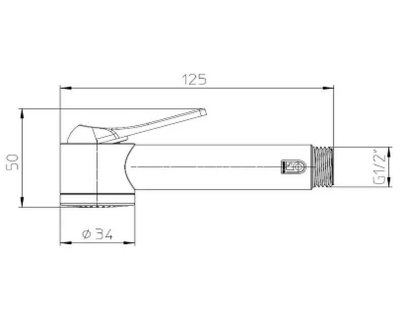 Душевая лейка Bossini Apice B00920.030 хром