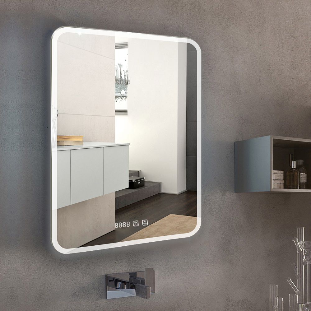 Зеркало с подсветкой 69 см Silver mirrors Stiv neo LED-00002399, белый