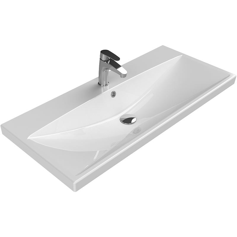 Раковина BelBagno BB-0324-100-LVB 100 см, белый