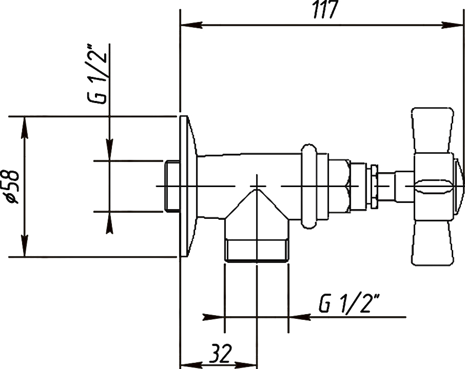 Вентиль Migliore Princeton ML.PRN-858 Cr