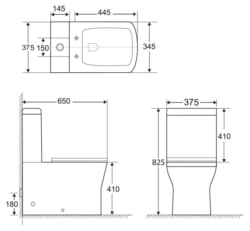 Напольный унитаз BelBagno Romano BB248CPR-P, безободковый