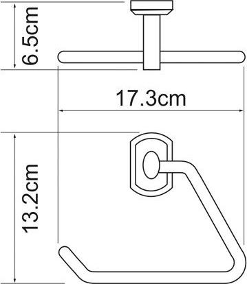 Держатель полотенец Wasserkraft Oder 3061