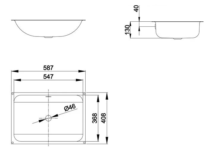 Раковина Bette One A136-000 белый