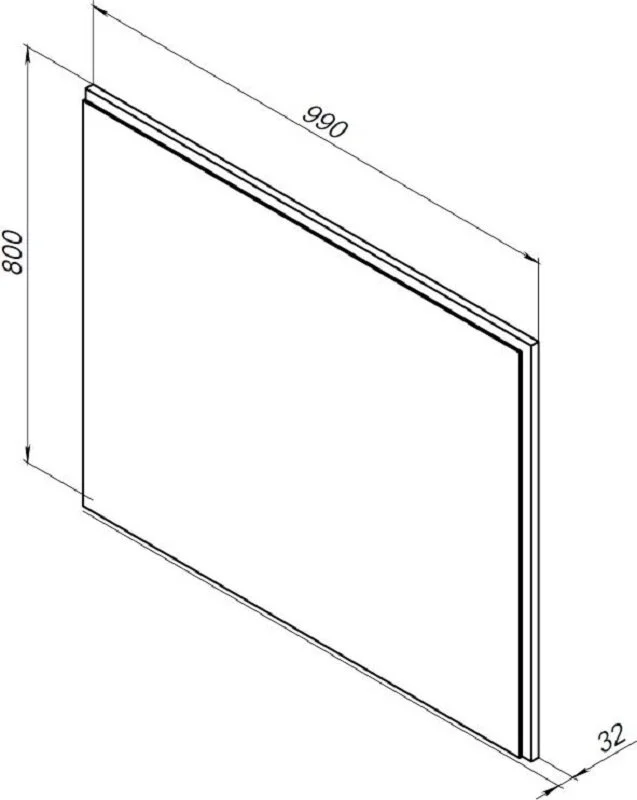 Зеркало Aquanet Nova Lite 242622 белый