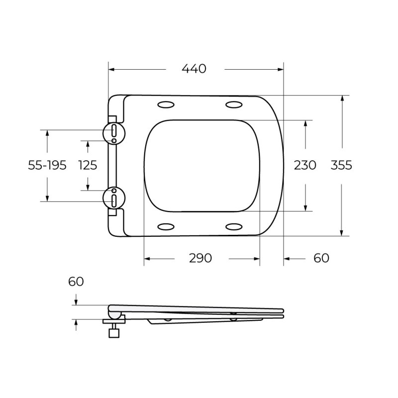 Крышка-сиденье BelBagno Carina BB5046SC с микролифтом, белый