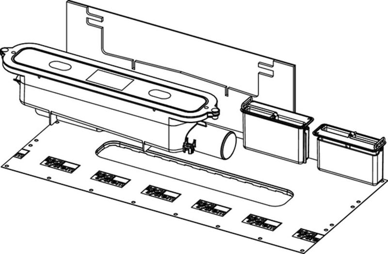 Сифон для душевого лотка Tece Drainprofile 673001 DN 40