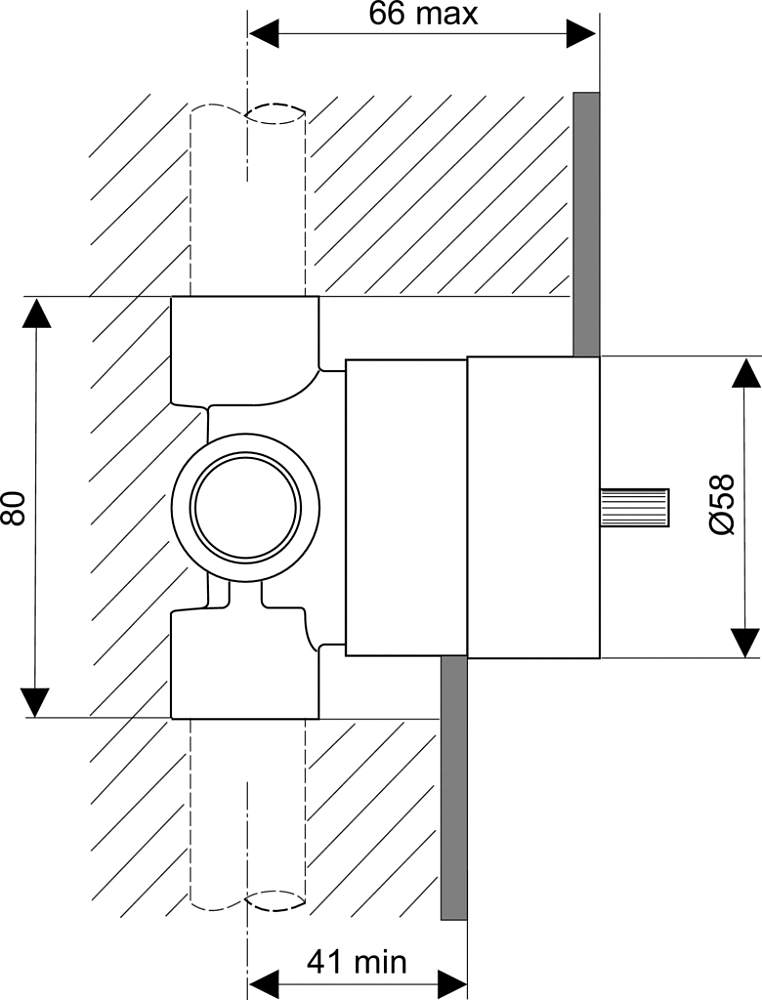 Скрытая монтажная часть Ideal Standard BUILT-IN A2393NU