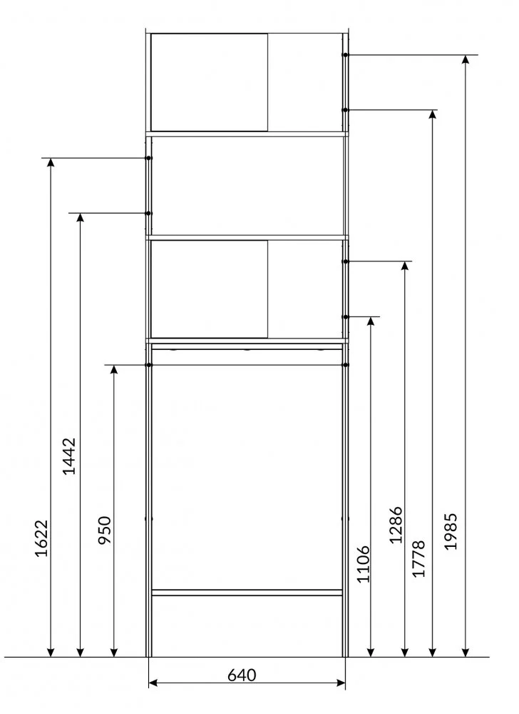 Шкаф 1MarKa Grunge loft Ц0000005249 бежевый