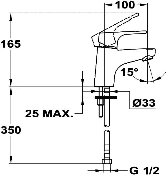 Смеситель для раковины Mofem Junior 150-0057-30 хром