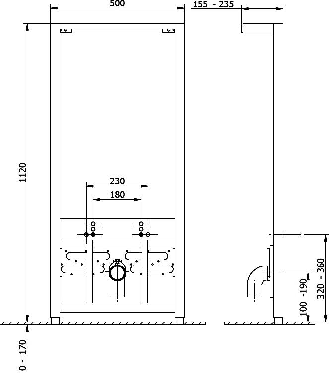 Комплект Биде подвесное VitrA S50 5324B003 + Система инсталляции для биде Cersanit Link P-IN-BI-LINK + Смеситель HansGrohe Focus E2 31920000 для биде + Сифон Geberit 151.108.11.1