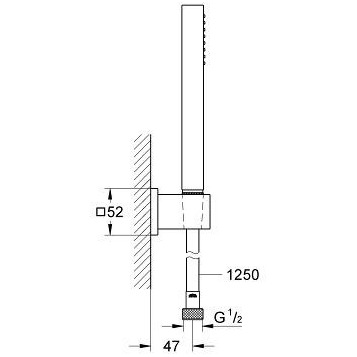 Душевой гарнитур Grohe Euphoria Cube 27703000