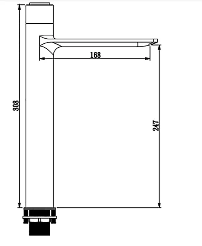 Смеситель для раковины Savol S-601810GH черный