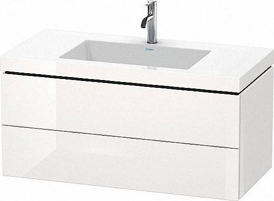 Тумба с раковиной 100 см Duravit L-Cube LC6928O2222 белый глянцевый