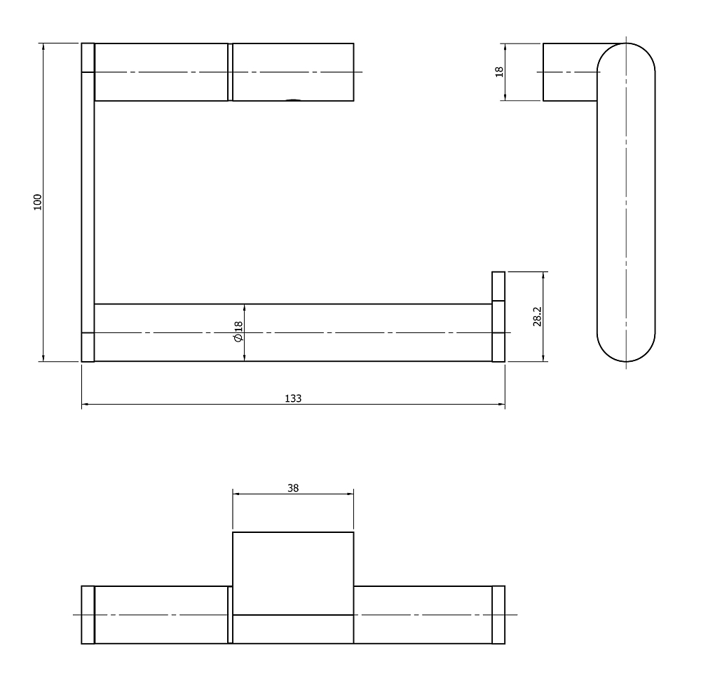 Держатель туалетной бумаги Langberger Accessories 28043A хром