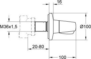 Переключатель потоков Grohe Chiara 19909000