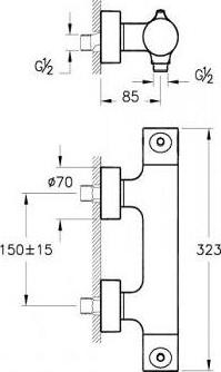 Смеситель для душа Vitra Nest Trendy A47084EXP