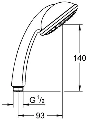 Душевая лейка Grohe Tempesta 28261000 хром