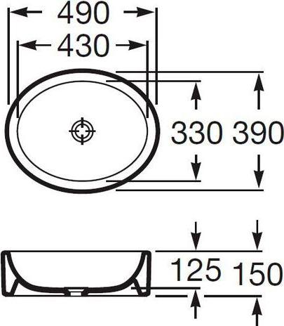 Рукомойник Roca Fuego 32722E000 49 см